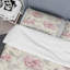 Fleurs roses et feuille grise - Ensemble de housse de couette Cabin & Lodge-1722823494