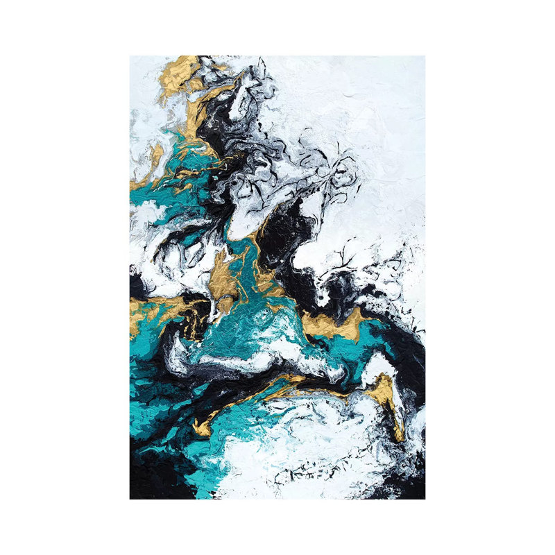 «Smoke» par Spell rebond Fine Art - reproduction d'art, Pas de tapis, Toile tendue, H 12 po x l 8 po x P 0,75 po