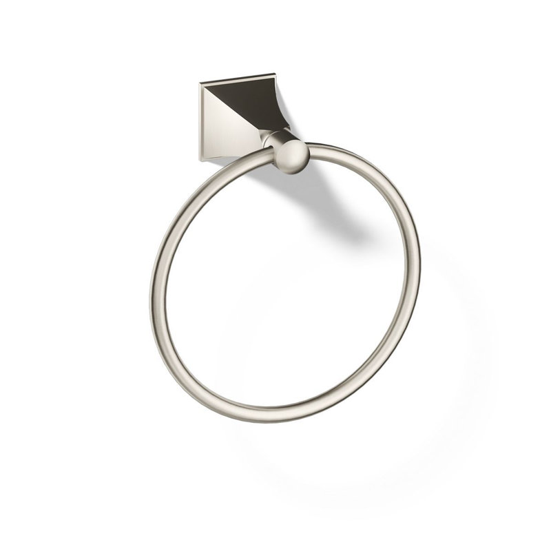 Memoirs® Wall Mounted Towel Ring, Vibrant Brushed Nickel