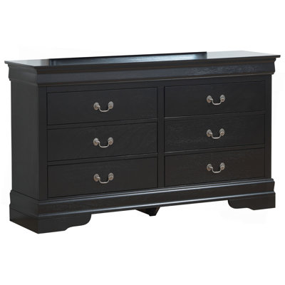 Commode élégante noire