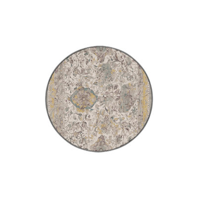 Machine Washable Gray Area Rug