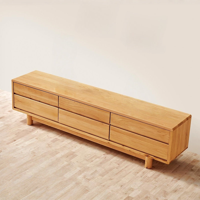 Modern Creative Solid Wood TV Stand