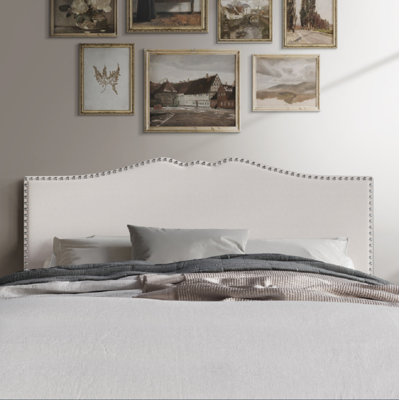 Isahbella Upholstered Linen Blend Panel Headboard