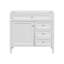 Meuble-lavabo de 36 po sans lavabo supérieur, armoire de rangement moderne avec 2 tiroirs et un tiroir rabattable, structure en bois (PAS D'ÉVIER)-1063014077