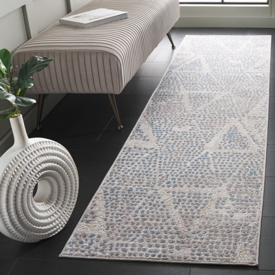 Tapis beige / bleu Palma 318
