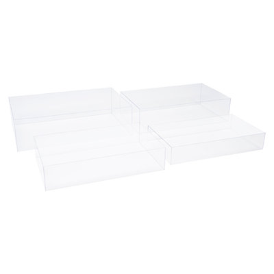 4-Piece Acrylic Display Riser Set