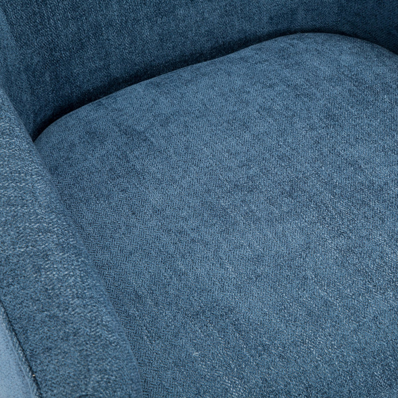 Chaise pivotante Garland, Bleu