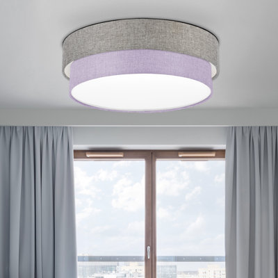 Elsemarie Fabric Flush Mount