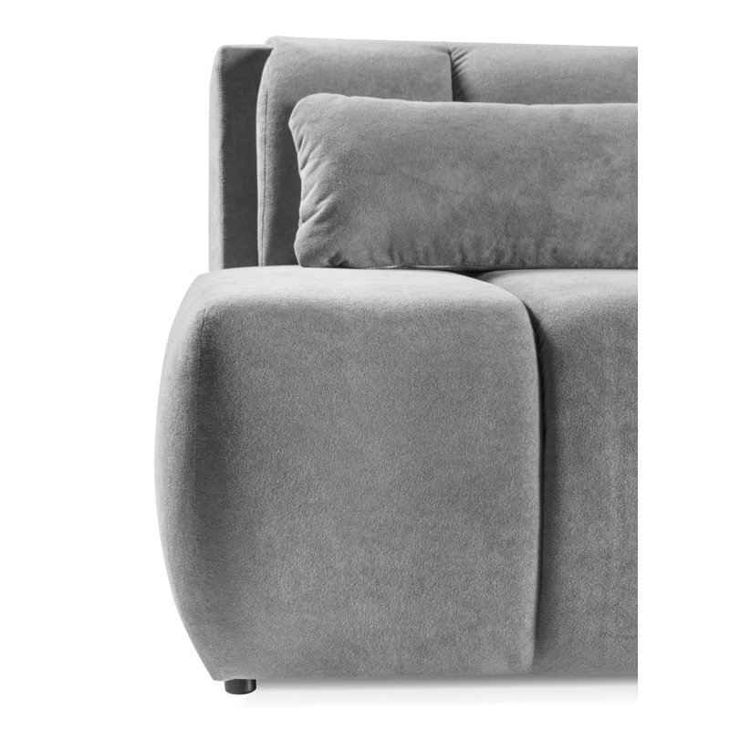 Deri sofa, 3-seater., Grey
