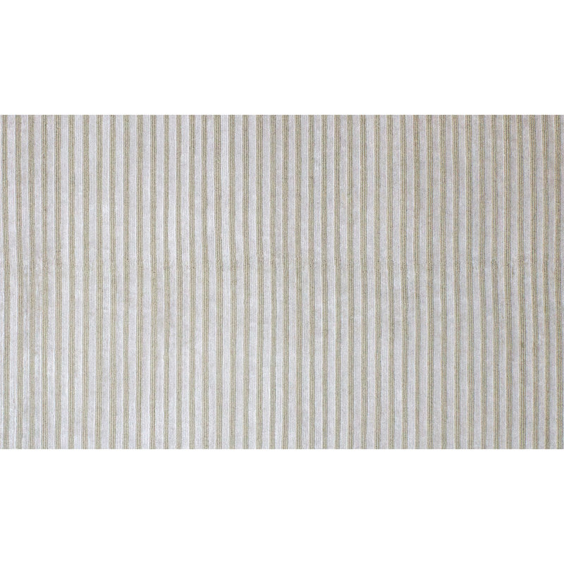 Striped Area Rug in Cream/Gray, Rectangle 9' x 12'