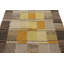 Vintage Swedish Rya Rug, Scandinavian Geometric Patterns In Brown - Rug & Kilim