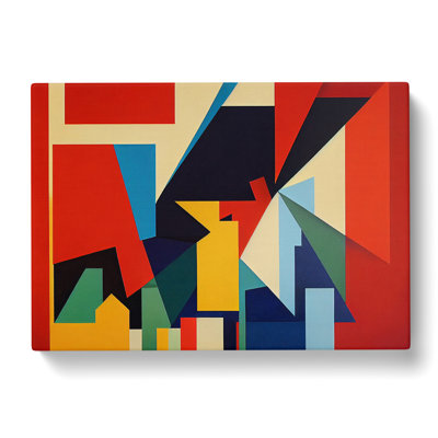 Suprematism Modern Art Vol.5 Abstract - Wrapped Canvas