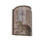 Rustic Lodge 1 - Light LED Flush Mounted Sconce-127388204-127388207
