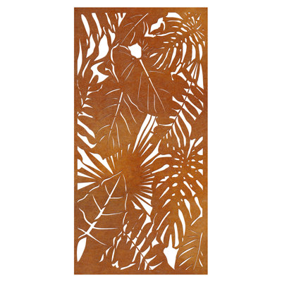 Steel Rainforest Decorative Panel by OUTDECO