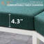  Ensemble de conversation pour patio pour 6 personnes en aluminium avec table-311851034