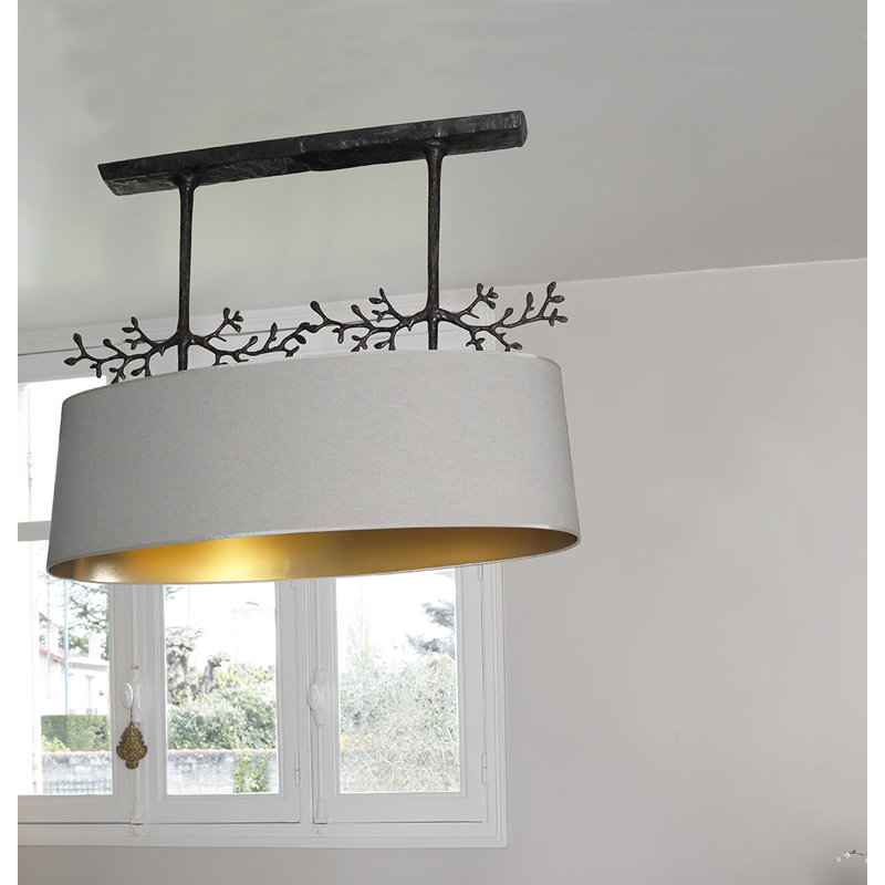 Karson Fabric Semi Flush Mount