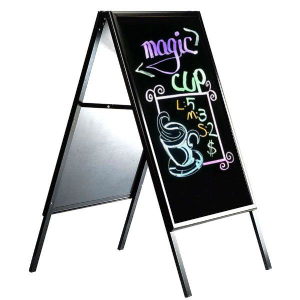 Write On A Frame Sidewalk Sign, 45.28" H x 25" W x 1.08" D