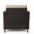 Single - Luxury Outdoor Chair Piece. Brown Pe , Iron, Waterproof Fabric . 30.92 In Wide, 28.02 High, 28.22 Lb. Perfect For Patio, Porch, Backyard, Poolside Stylish Relaxation. & Iron With Fabric.