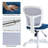 Small Armless Office Chair, Swivel Desk Chair with Mesh Back & Padded Seat, Space-Saving Modern Task Chair for Compact office-1697653374-1697653347