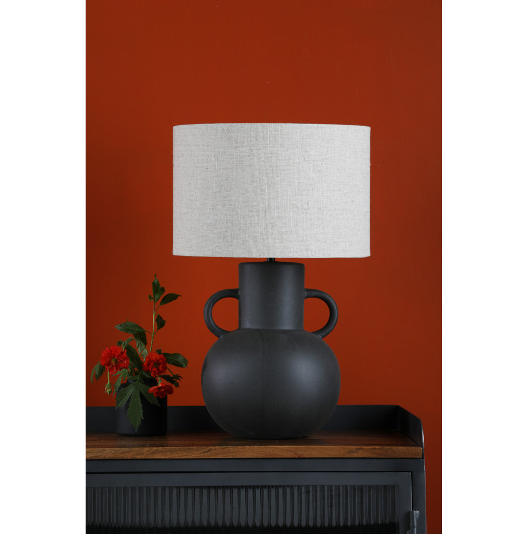 Urn Ceramic Table Lamp With Shade