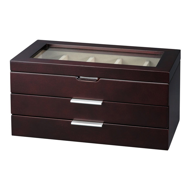 Sonny Wood Watch Box + Drawers