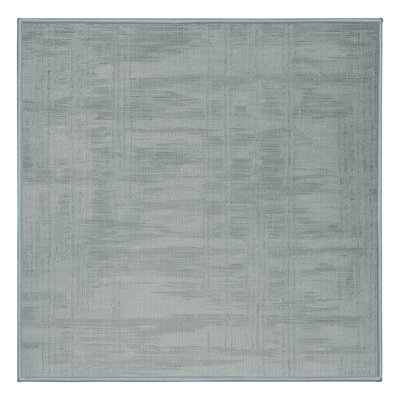 Tapis bleu abstrait lavable à la machine