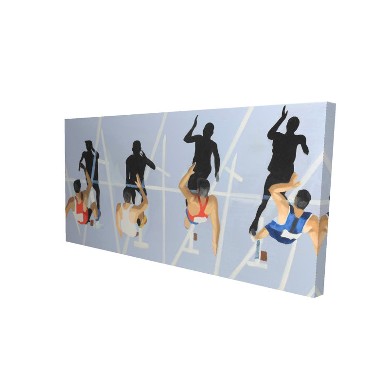 Toile de sport - À vos marques, prêts, partez! Décoration intérieure