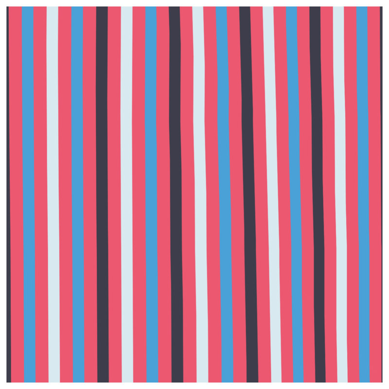 Vertical Striped Pattern Double Sided Throw Pillows, 20 x 20 inches