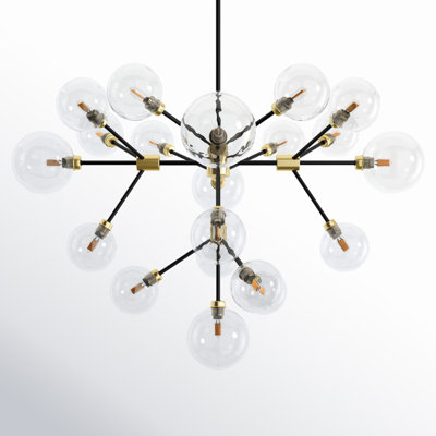 Zendaya 20 - Light Metal Sputnik Chandelier