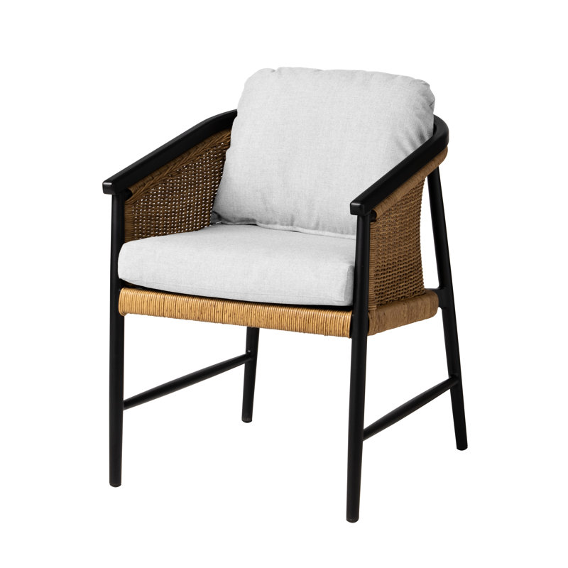 Galloway Outdoor Dining Armchair, Canvas Natural