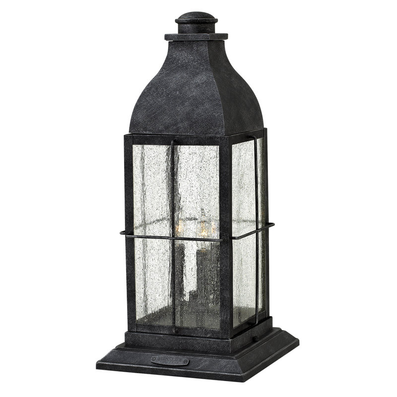 Luminaire suspendu à 3 lumières Bingham, Pierre grise, H 21,75 po x l 9,75 po