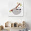 «Grey Sloth», peinture sur toile tendue-495968430
