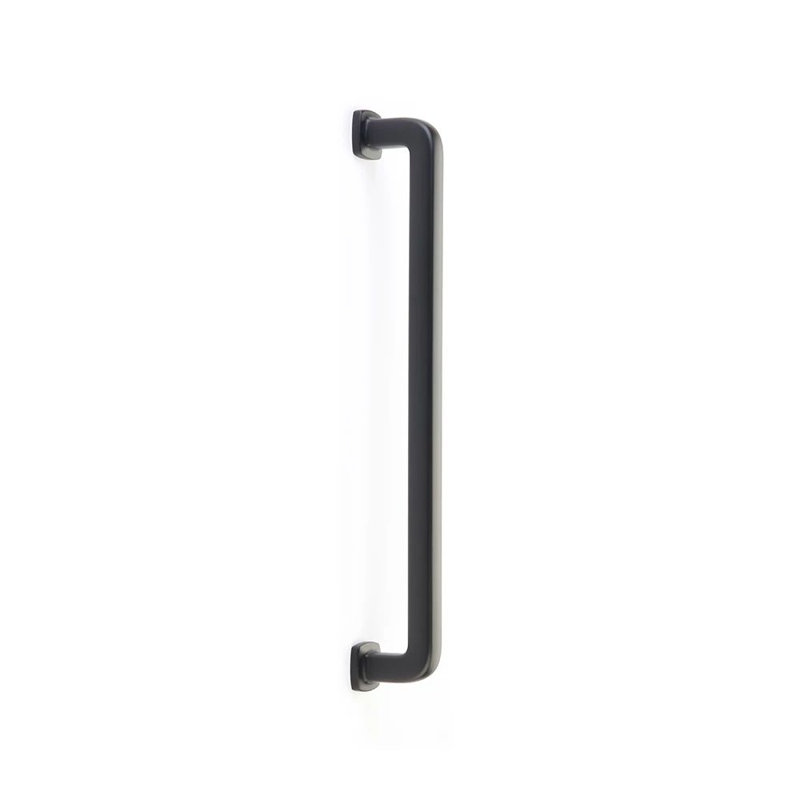 Emtek Westridge Glass Shower Door Appliance Pull (GBTB), 12", Flat Black