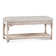 Summer Retreat Wicker Shelf Storage Bench