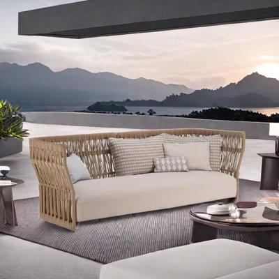 Canapé d'extérieur imperméable Minimalist 59,05 avec coussins Sunbrella®