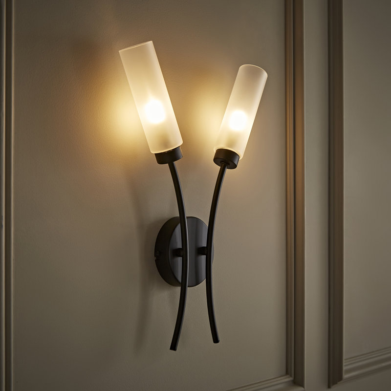Aaniyah Armed Sconce, Matt Black, No