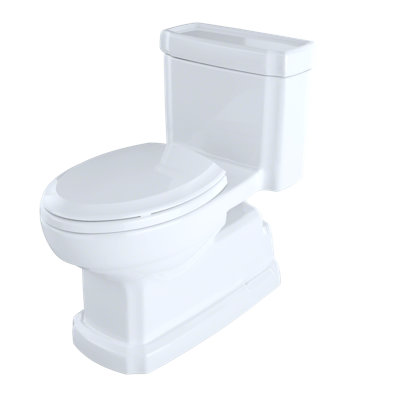 Toilette allongée à jupe universelle de 1,28 GPF avec CEFIONTECT® et siège SoftClose TOTO® Eco Guinevere®
