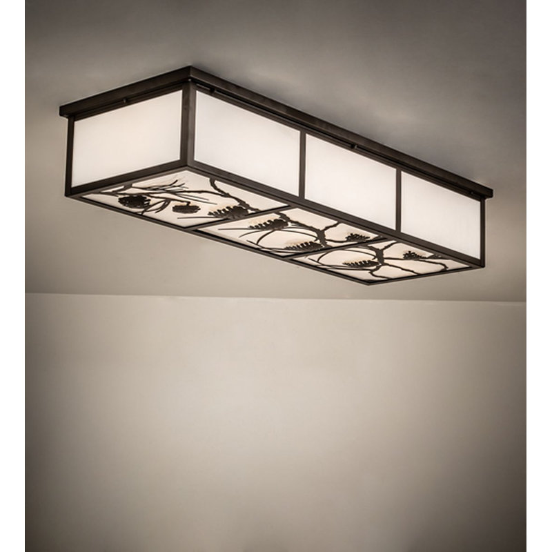 Mountain Pine 6 - Light Flush Mount
