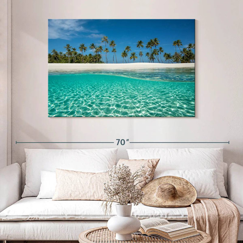 Gillard Crystalline Indian Ocean, H 32 po x l 48 po