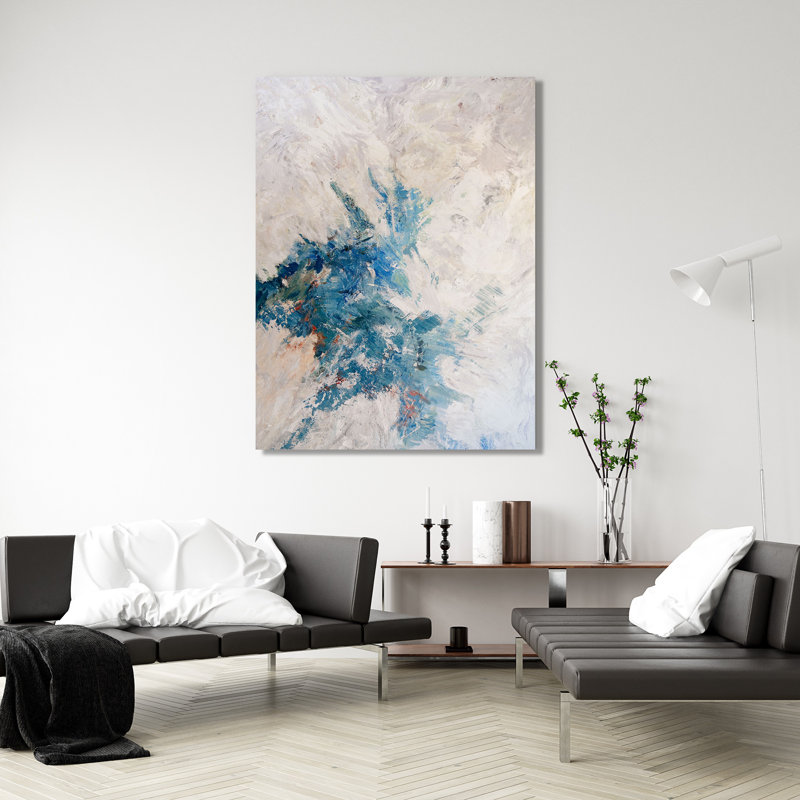John Beard Collection''s Blue Bayou On Giclee Canvas Hand Embellished Art, 40" H x 30" W x 2" D, Unframed