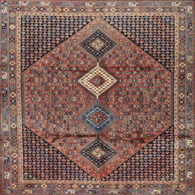 Tapis brun Southwestern