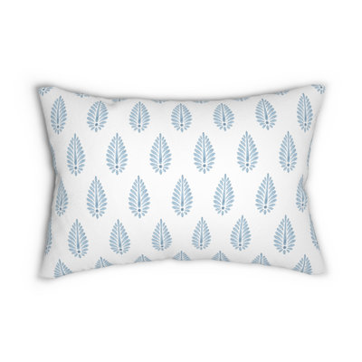 Block Print Inspired Pillow Cover |  Aesthetic Throw Pillow With Pattern Design