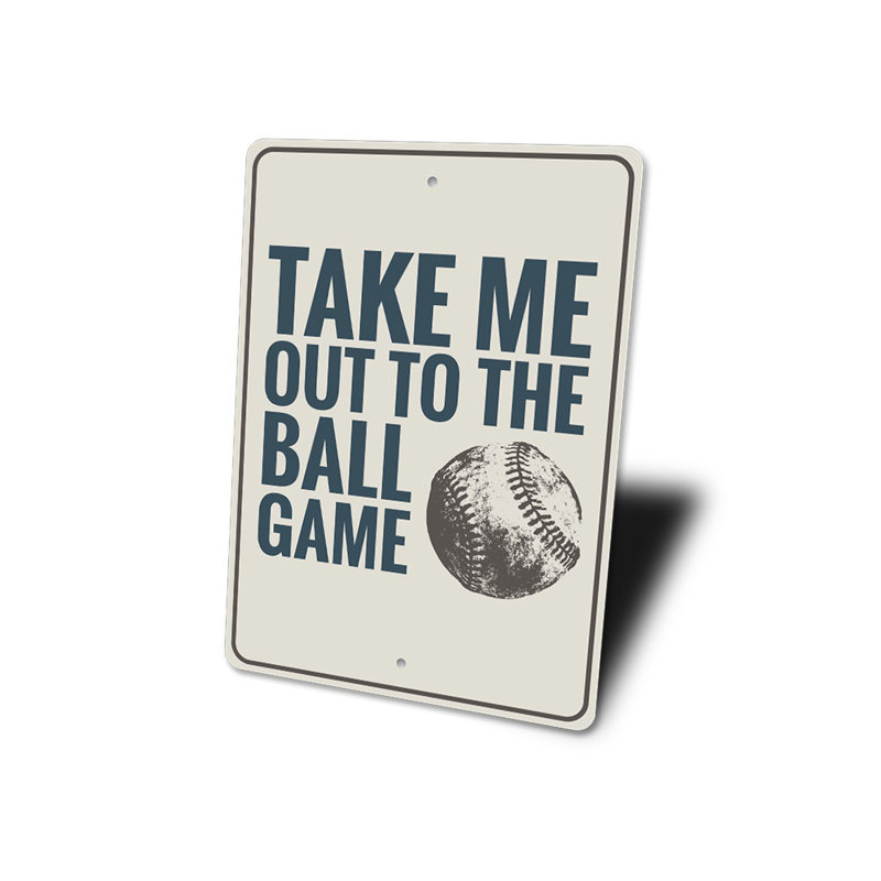 Plaque de baseball en aluminium, H 18 po x l 12 po x P 0,06 po