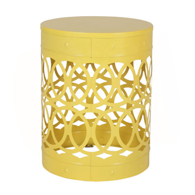 Outdoor Metal End Table -Large
