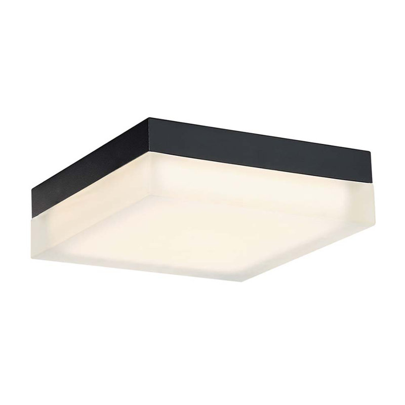Matrix 1 - Light LED Flush Mount, 9", 3500K, Black