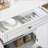 Sideboard Buffet Cabinet, Modern White with 2 Drawers &amp; Adjustable Shelves | MDF Frame | Coffee Bar Ready