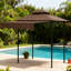 Pavillon de jardin d'extérieur avec auvent latéral 8 'x 5' Romit