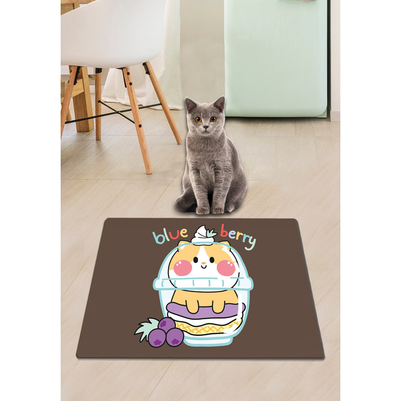 Tapis de litière pour chat