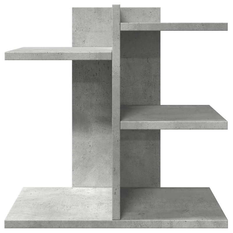 Desk Organiser 42X21.5X42 Cm Engineered Wood, Concrete Grey