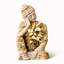 Jardin d'extérieur dormant, statue de Bouddha, sculpture, oxyde de magnésium, pot de fleur, décoration